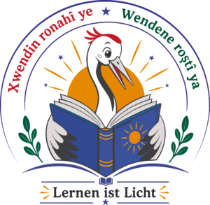 Logo von Lernen ist Licht e.V. – Vogel mit aufgeschlagenem Buch